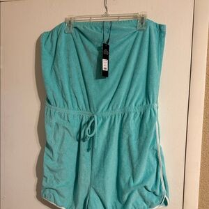 Fashion Nova Turquoise Athletic Shorts